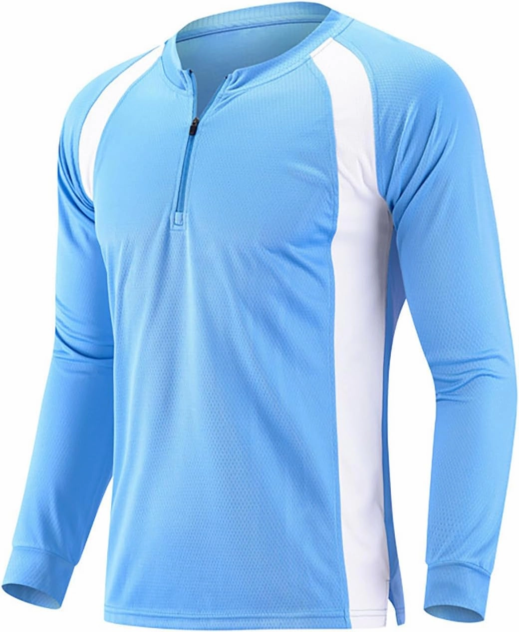 Summer Shirts for Men Color Blocks Long Sleeve Crew Neck Comfortable Athletic Sport Pants Comfy Fashion Trendy Tee