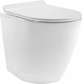 Swiss Madison Well Made Forever SM-WT514 St. Tropez Back to Wall Toilet in Glossy White