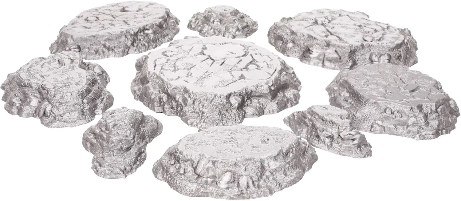 Tabletop Terrain Desert Modular Hills by Printable Scenery for Star Wars Legion and Sci-Fi Wargames and RPGs 28mm 35mm 1:47