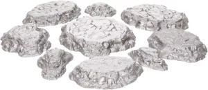Tabletop Terrain Desert Modular Hills by Printable Scenery for Star Wars Legion and Sci-Fi Wargames and RPGs 28mm 35mm 1:47