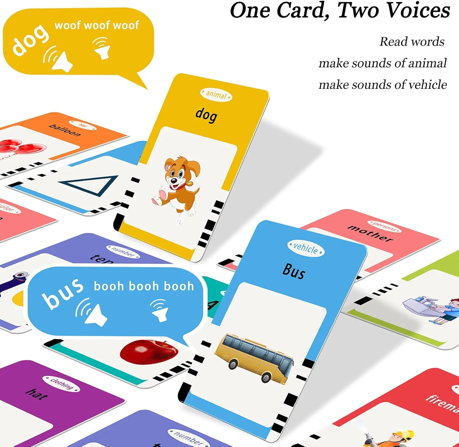Talking Cards for Toddlers, Speech Therapy Toys Autism Toys, ABC 123 Sight Words Etc, Educational Learning Interactive Toys with Giftable Package (510-blue (New ABC 123  3 Songs))