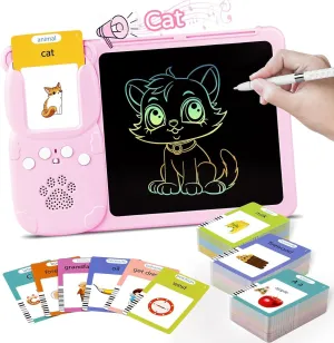 Talking Flash Cards Writing Tablet - Educational Speech Toys for 3-8 Years Toddlers, Learning Interactive Toy for Kids Birthday Gifts, Preschool Montessori Speech Therapy Autism Toys 510 Sight Words