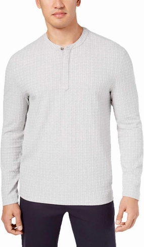 Tasso Elba Mens Pullover Long Sleeve Sweater XXL Silver Heather