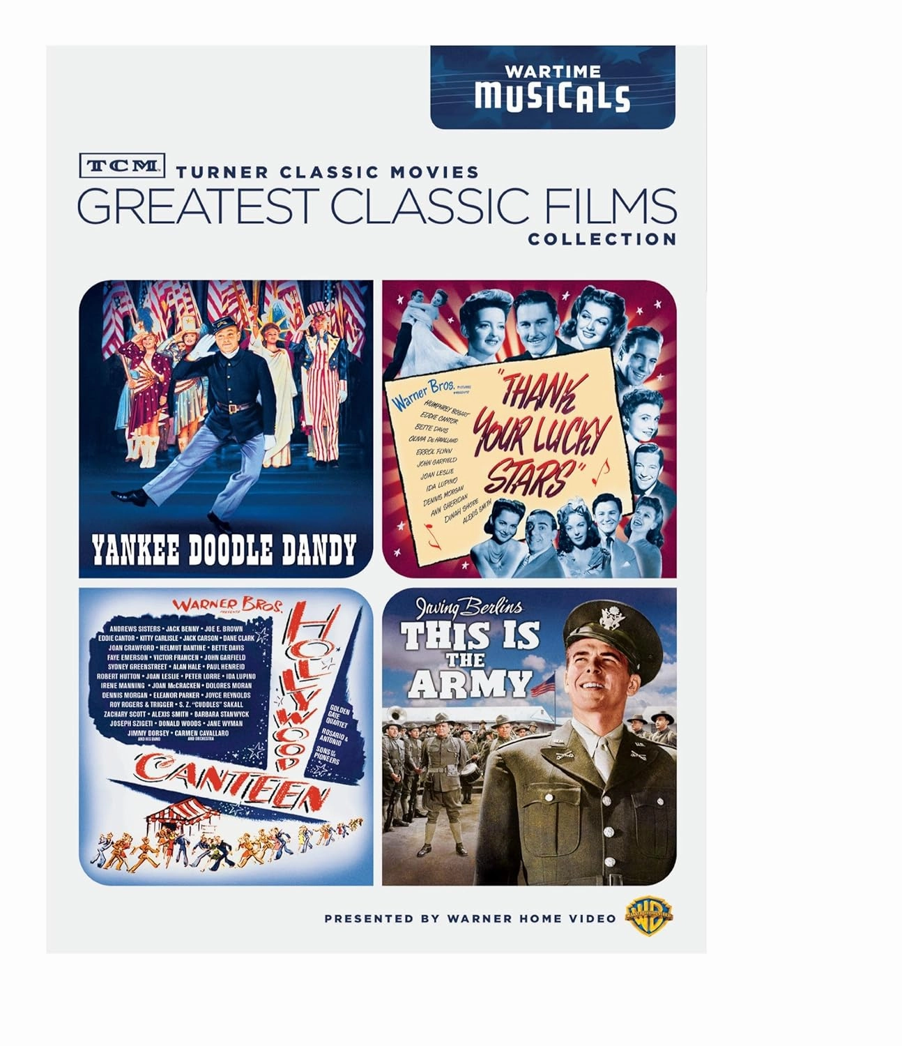 TCM Greatest Classic Films Collection: Wartime Musicals - Yankee Doodle Dandy / This is the Army / Thank Your Lucky Stars / Hollywood Canteen