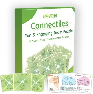 Team-Building Games for Work - Connectiles 80 Cryptic Clues   25 Bonus Ice-Breaker Games to Boost Collaboration, Communication & Problem-Solving - for Trainers & Team-Building Facilitators