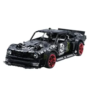 Tech MOC Classic Sports Car Mustang Hoonicorn V2 Bricks Toy 13108