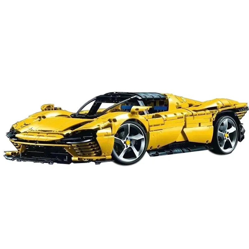 Tech MOC Ferrari Daytona SP3 Hyper Supercar Bricks Toy
