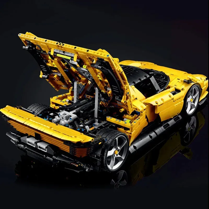 Tech MOC Ferrari Daytona SP3 Hyper Supercar Bricks Toy
