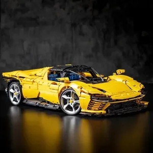Tech MOC Ferrari Daytona SP3 Hyper Supercar Bricks Toy