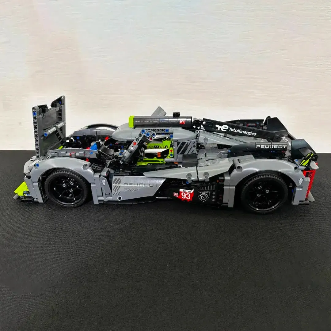 Tech PEUGEOT 9X8 24H Le Mans Hybrid Hypercar Bricks Toy