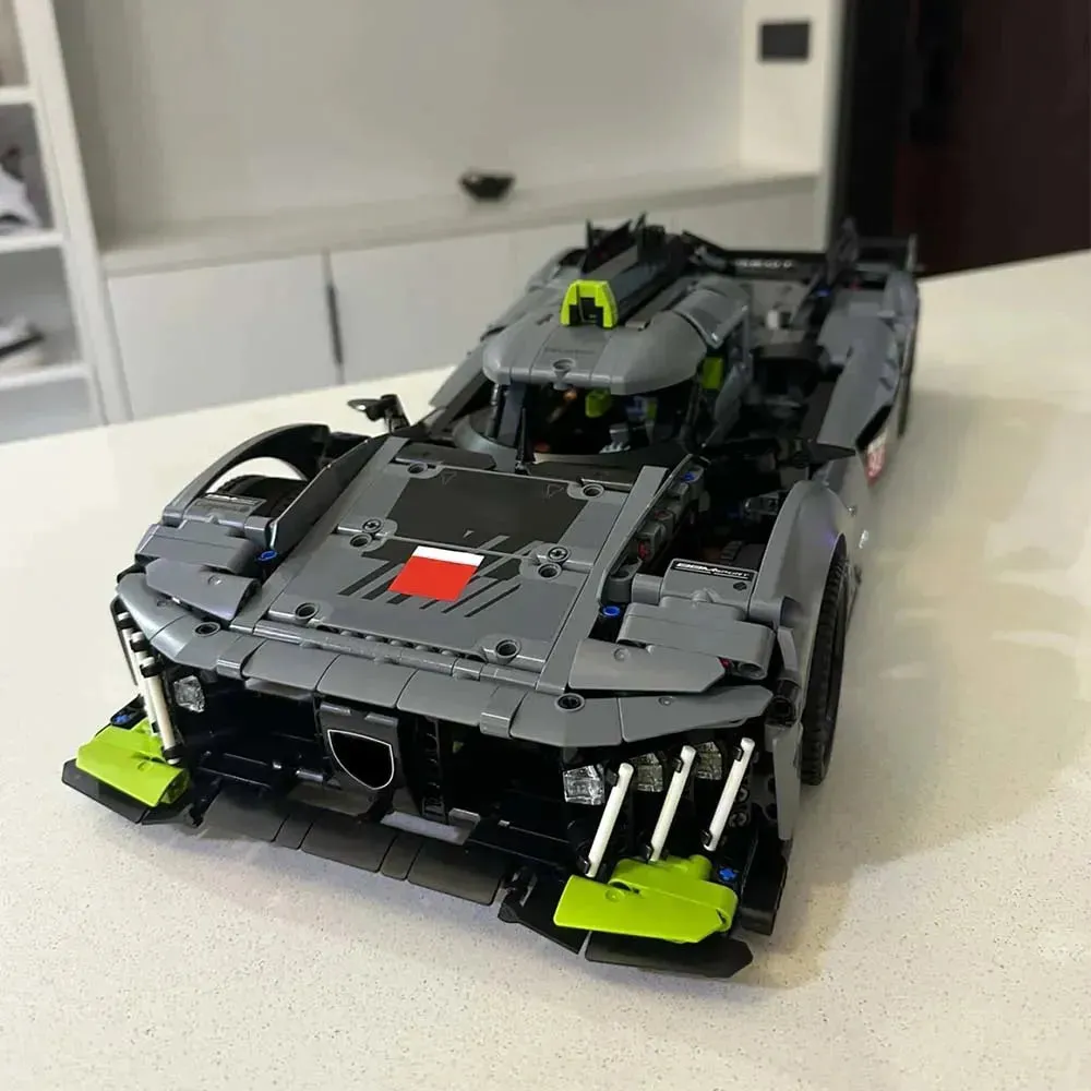 Tech PEUGEOT 9X8 24H Le Mans Hybrid Hypercar Bricks Toy
