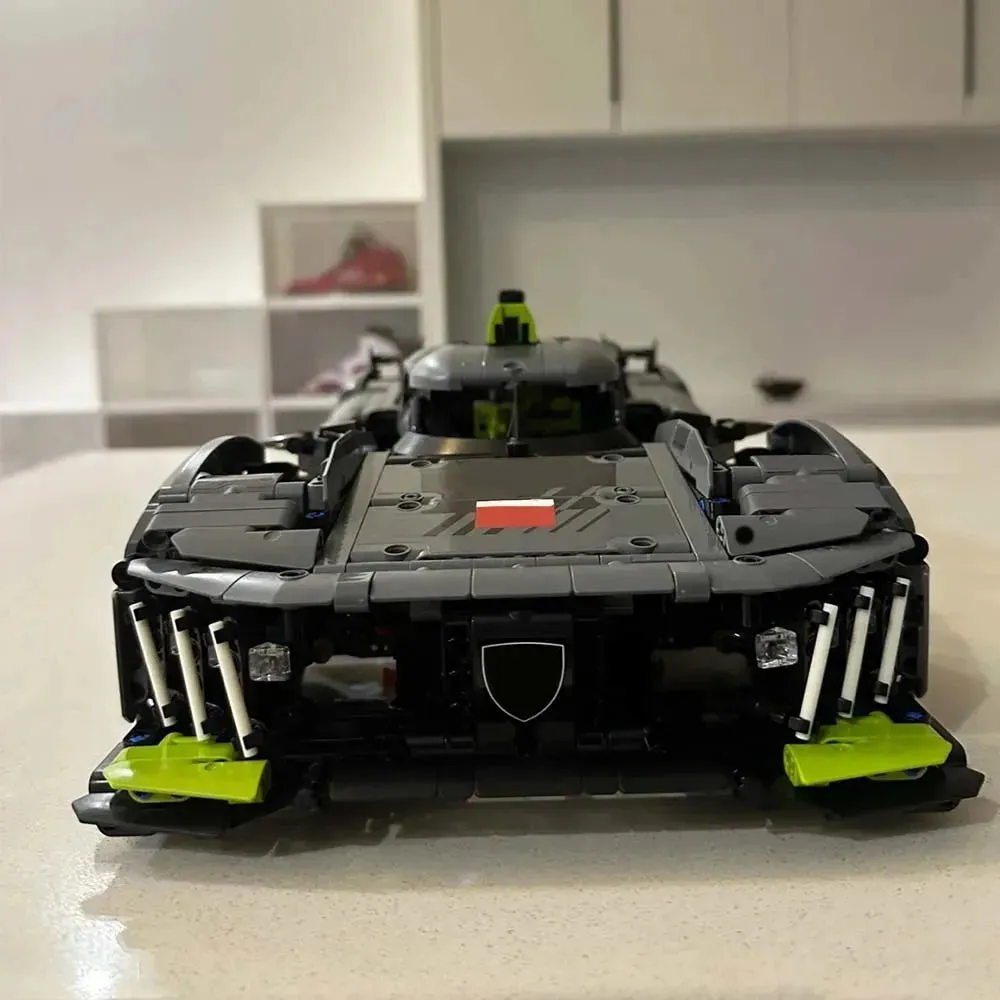 Tech PEUGEOT 9X8 24H Le Mans Hybrid Hypercar Bricks Toy
