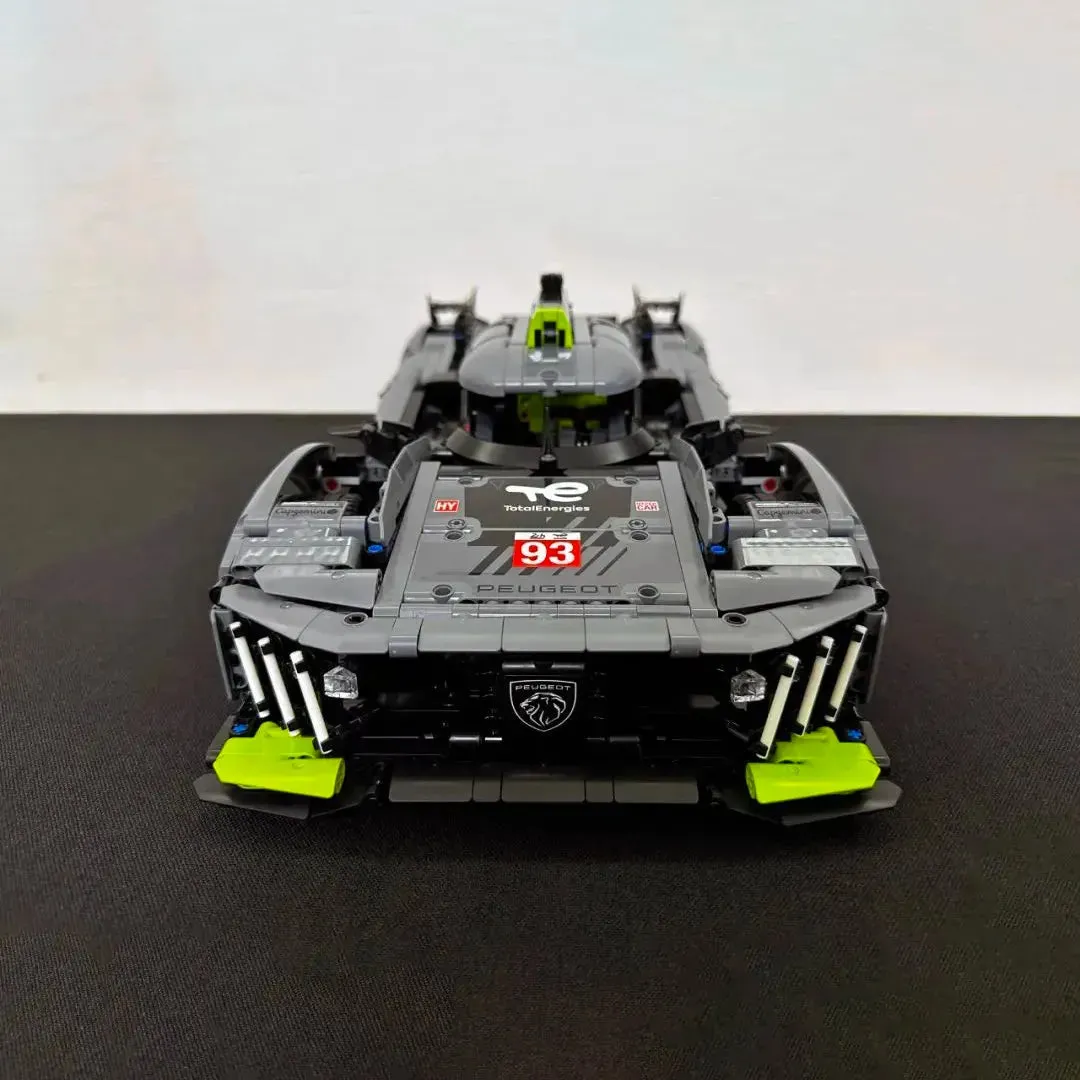 Tech PEUGEOT 9X8 24H Le Mans Hybrid Hypercar Bricks Toy