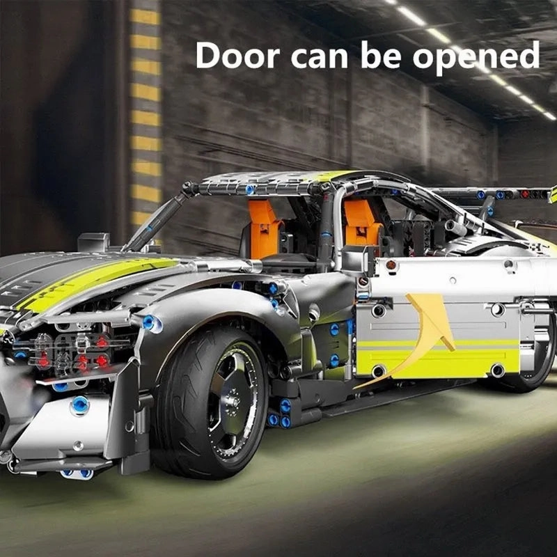 Tech Classic MOC AMG GT Super Racing Car Bricks Toy T5035