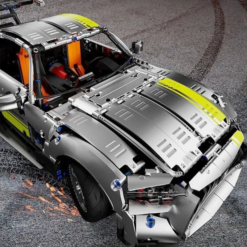 Tech Classic MOC AMG GT Super Racing Car Bricks Toy T5035