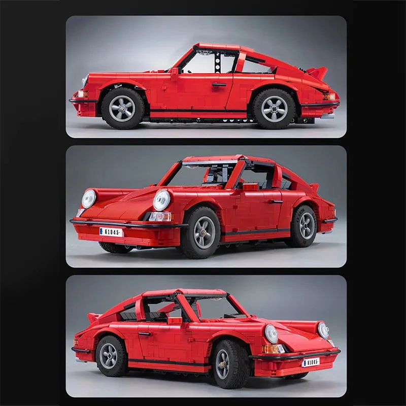Tech MOC 61045 Porsche 911 Super Racing Car Bricks Toys