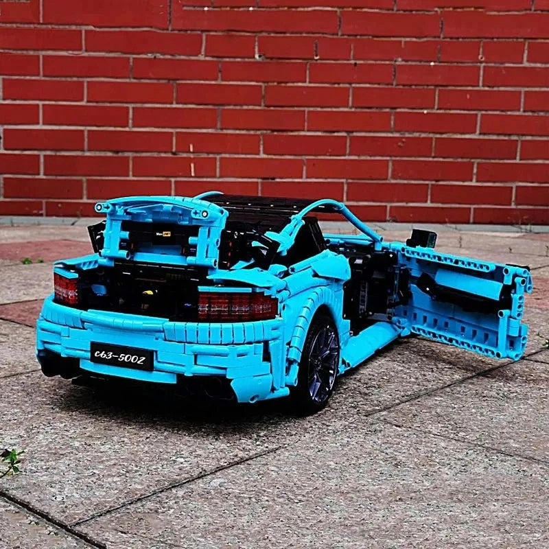 Tech MOC C63 AMG Racing Car Bricks Toy T5002