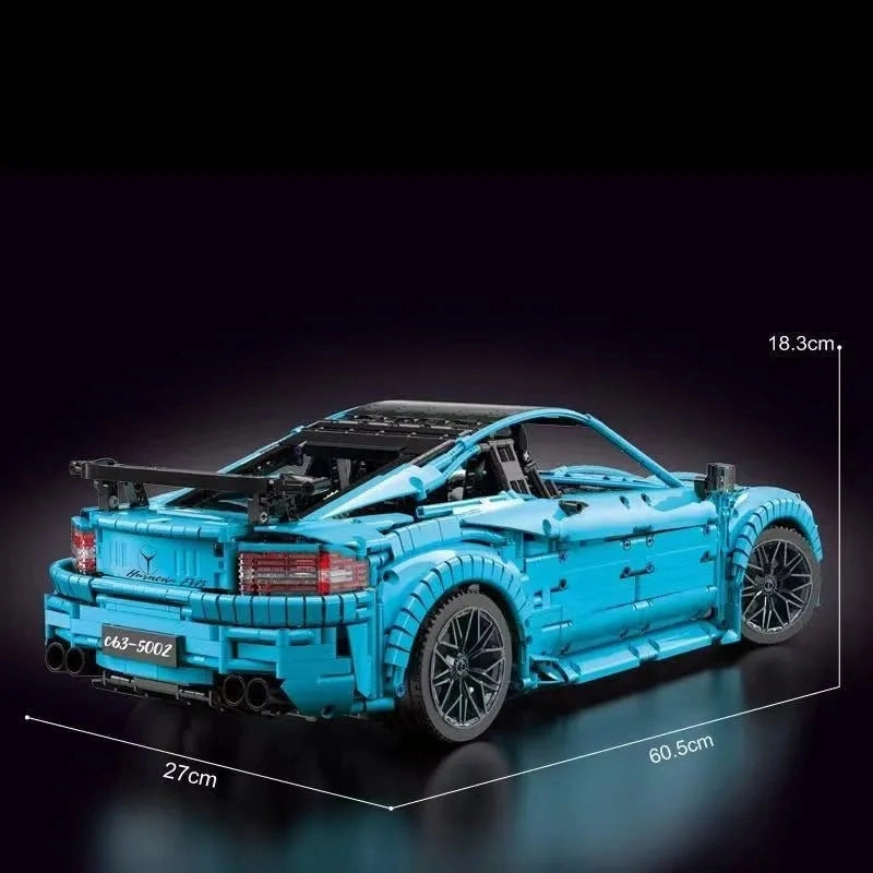 Tech MOC C63 AMG Racing Car Bricks Toy T5002