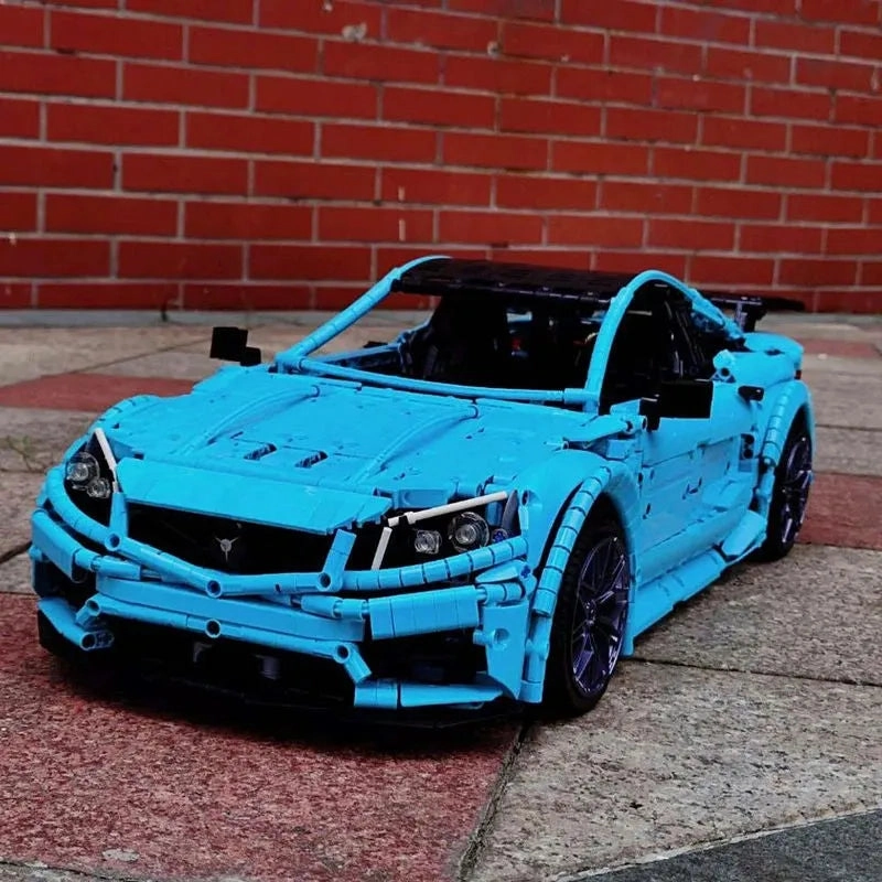 Tech MOC C63 AMG Racing Car Bricks Toy T5002