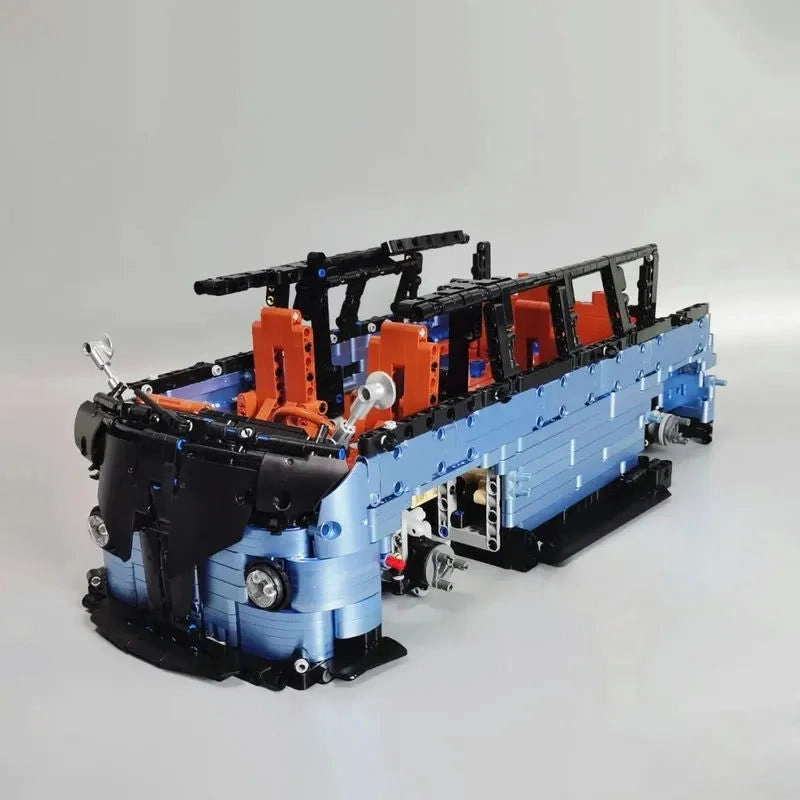 Tech MOC Electroplated Camper Bus Van Bricks Toy T5022A