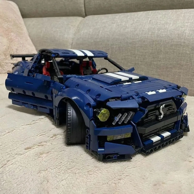Tech MOC Shelby GT500 Classic Racing Car Bricks Toy T5017A