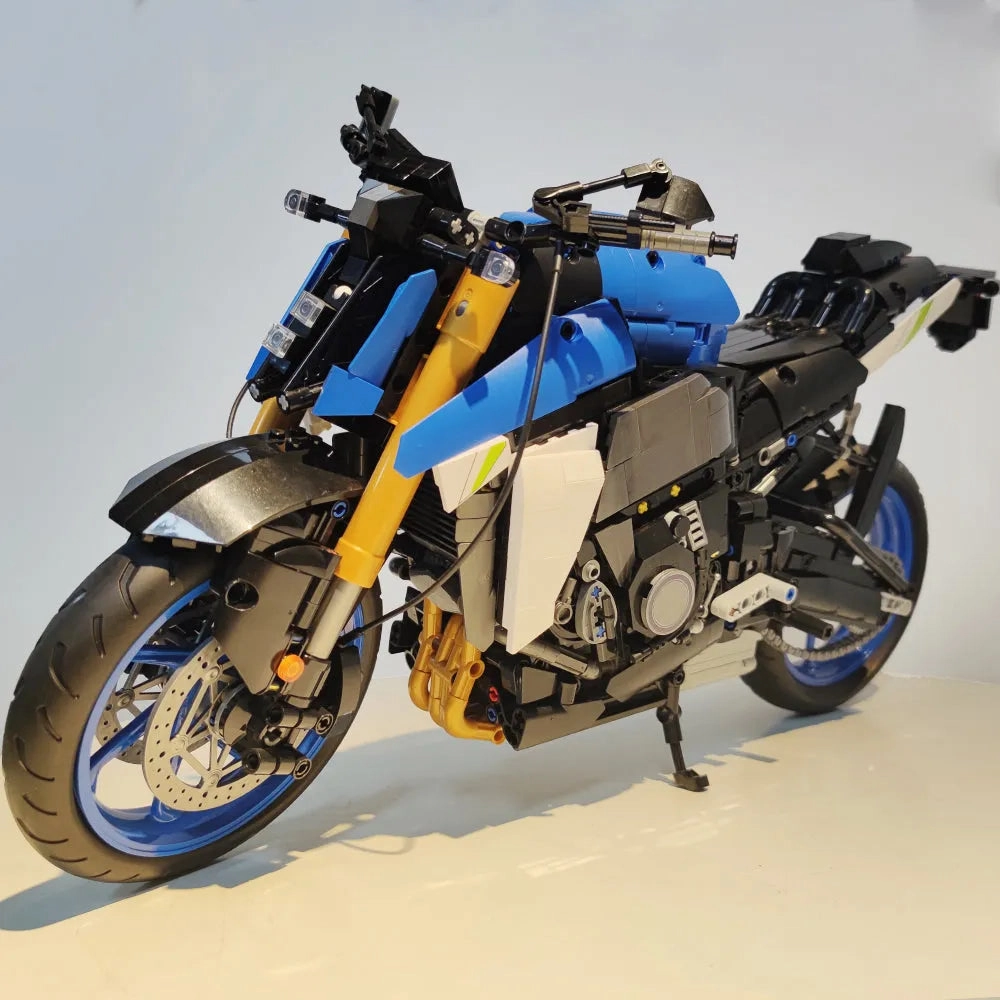 Tech MOC Suzuki GSX S1000 Motorcycle Bricks Toy