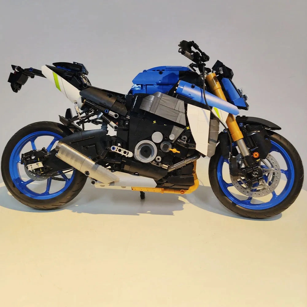 Tech MOC Suzuki GSX S1000 Motorcycle Bricks Toy