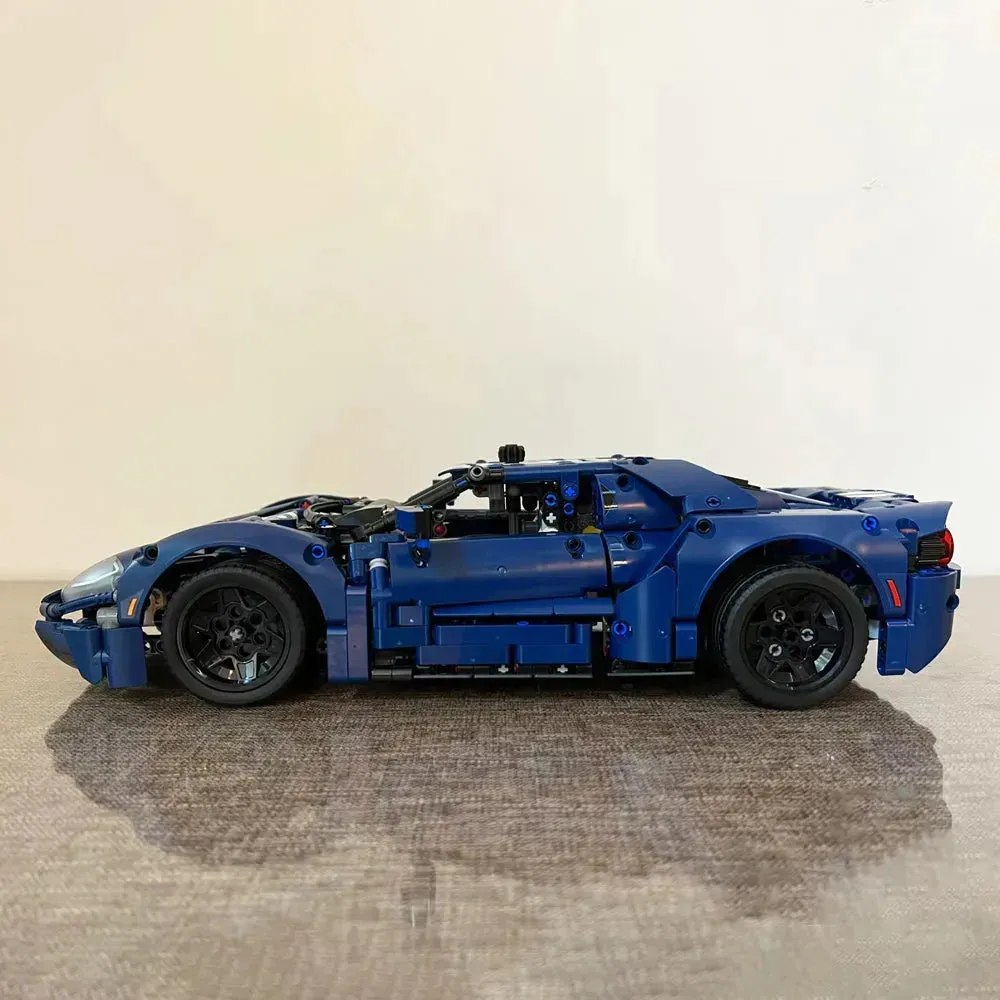 Technic MOC 2022 Ford GT Classic Racing Car Bricks Toy