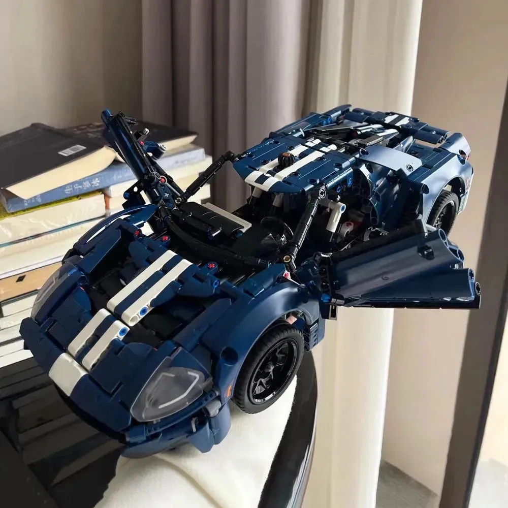 Technic MOC 2022 Ford GT Classic Racing Car Bricks Toy