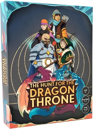 The Hunt for The Dragon Throne - Board Game for Kids Ages 8 , 2 to 4 Players - 45-60 Minutes Playing Time - Interactive Games for Boys and Girls - Fun Board Games for Family Nights & Game Events