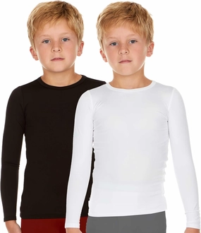 Thermajohn Thermal Underwear for Kids, Boys Thermal Underwear Set, Base Layers for Skiing, Long Johns for Boys Kids
