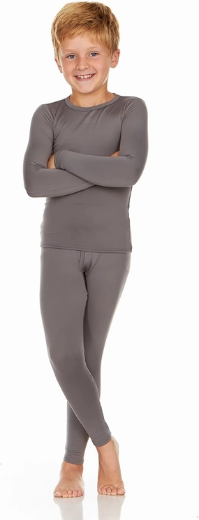 Thermajohn Thermal Underwear for Kids, Boys Thermal Underwear Set, Base Layers for Skiing, Long Johns for Boys Kids