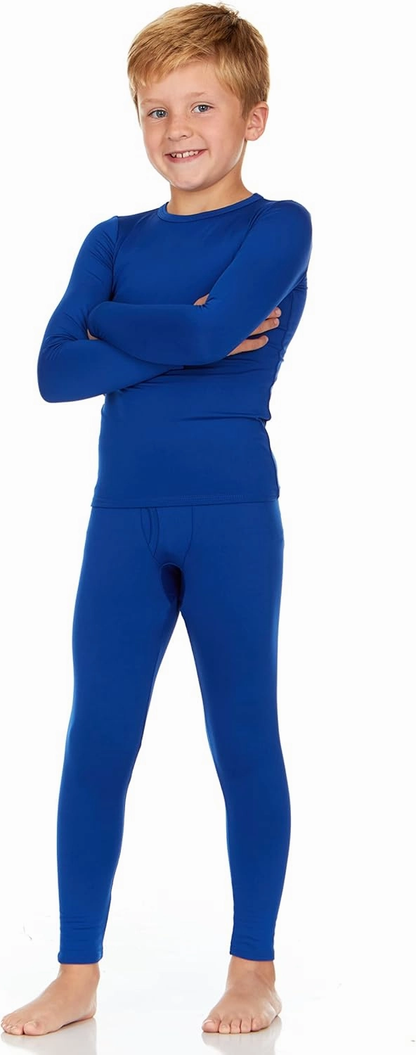 Thermajohn Thermal Underwear for Kids, Boys Thermal Underwear Set, Base Layers for Skiing, Long Johns for Boys Kids