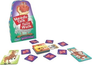 Think Fun Heads Talk Tails Walk Preschool Toy and Game for Boys and Girls Age 3 and Up - A Silly Game of Sounds and Movement,Multi,44001860