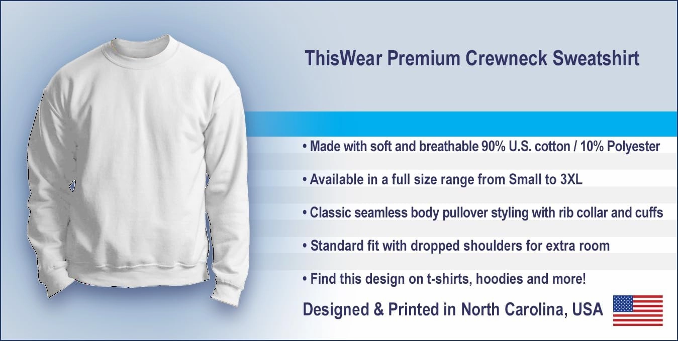 ThisWear I Voted for Him and I'm Sorry Long Sleeve Crewneck Sweatshirt