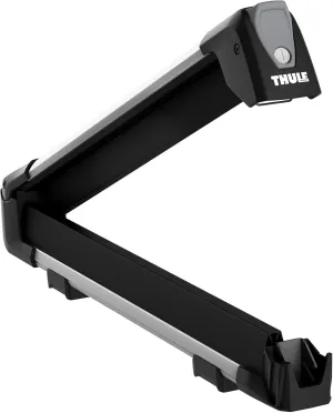 Thule SnowPack Ski/Snowboard Rack, Large (6 Pr/4 Boards), Silver