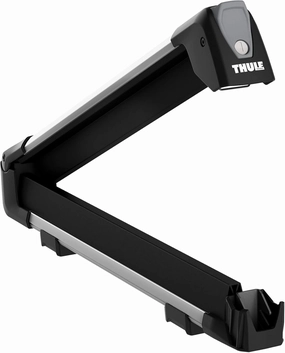 Thule SnowPack Ski/Snowboard Rack, Large (6 Pr/4 Boards), Silver