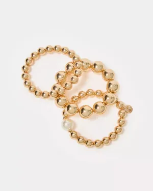 TIDEPOOL TREASURES BRACELET | GOLD METALLIC