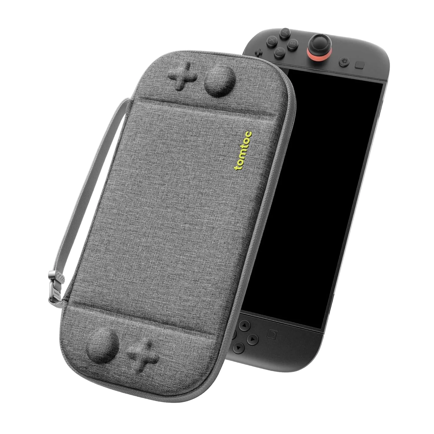 tomtoc Slim Carrying Case for Nintendo Switch 2 Model 2025, Protective Hard Shell with 12 Game Card Slots, Portable Travel Storage Case, with Original Patent and All-round Protection