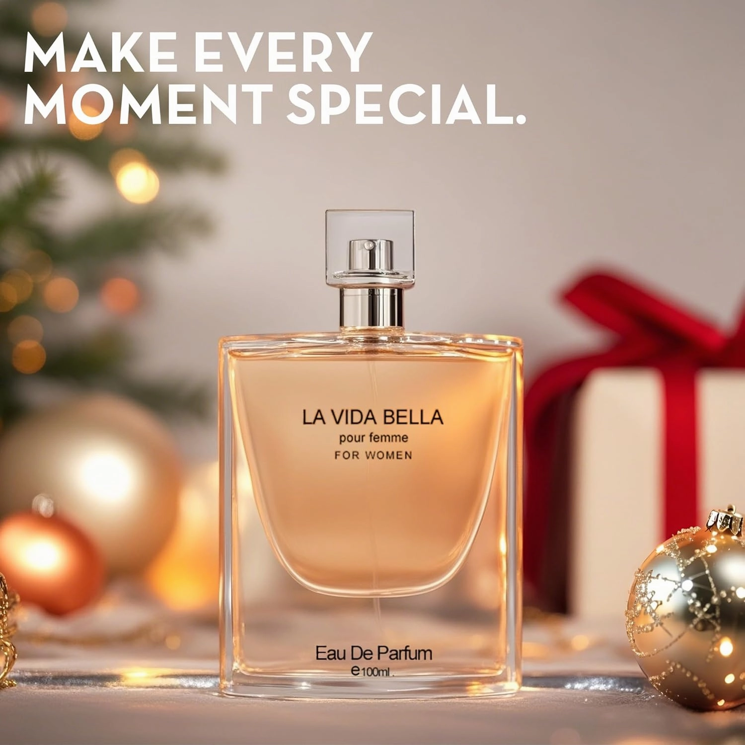 Top Sales 4 Piece Women Perfume Set Choco Musk/Valentine Milano/La Vida Bella/Change Eau de Parfum, Women's Fragrance Sets with Luxury Gift Box for Daily Use