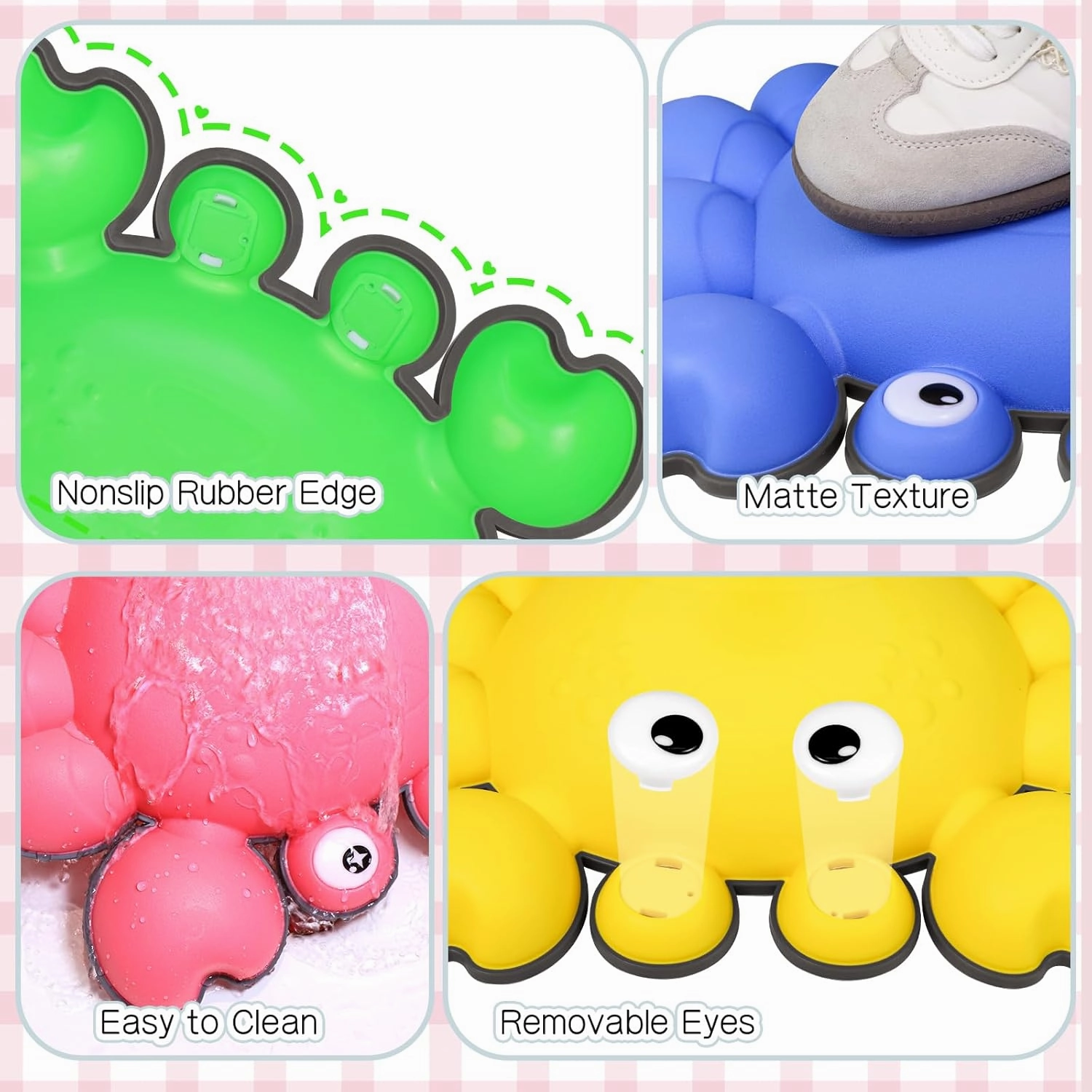 TOPNEW Toddler Stepping Stones for Kids, 6pcs Non-Slip Balance Stepping Stones for Promoting Children's Coordination Skills, Indoor & Outdoor Sensory Toys Obstacle Course for Kids Age 3 4 5 6 7 