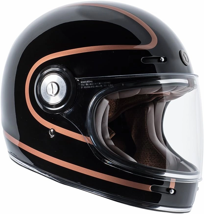 TORC T1/ Newport Retro Fiberglass Full-Face-Helmet-Style Motorcycle Helmet