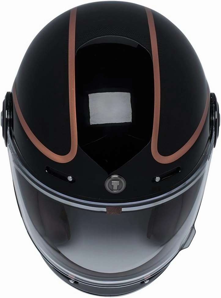TORC T1/ Newport Retro Fiberglass Full-Face-Helmet-Style Motorcycle Helmet