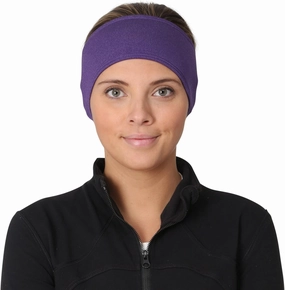 TrailHeads Womens Ponytail Headband - Moisture Wicking Hair Headband for Running, Winter, Workout - Athletic Headband Women