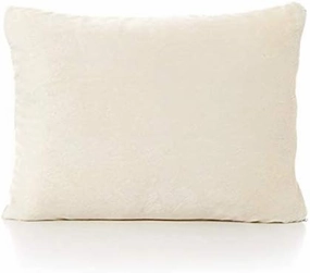 Travel Pillowcase 12x16 500 Thread Count Egyptian Cotton Set of 2 Toddler Pillowcase Zipper Closer 100% Egyptian Cotton (Toddler Travel 12x16 Zipper, Ivory Solid)