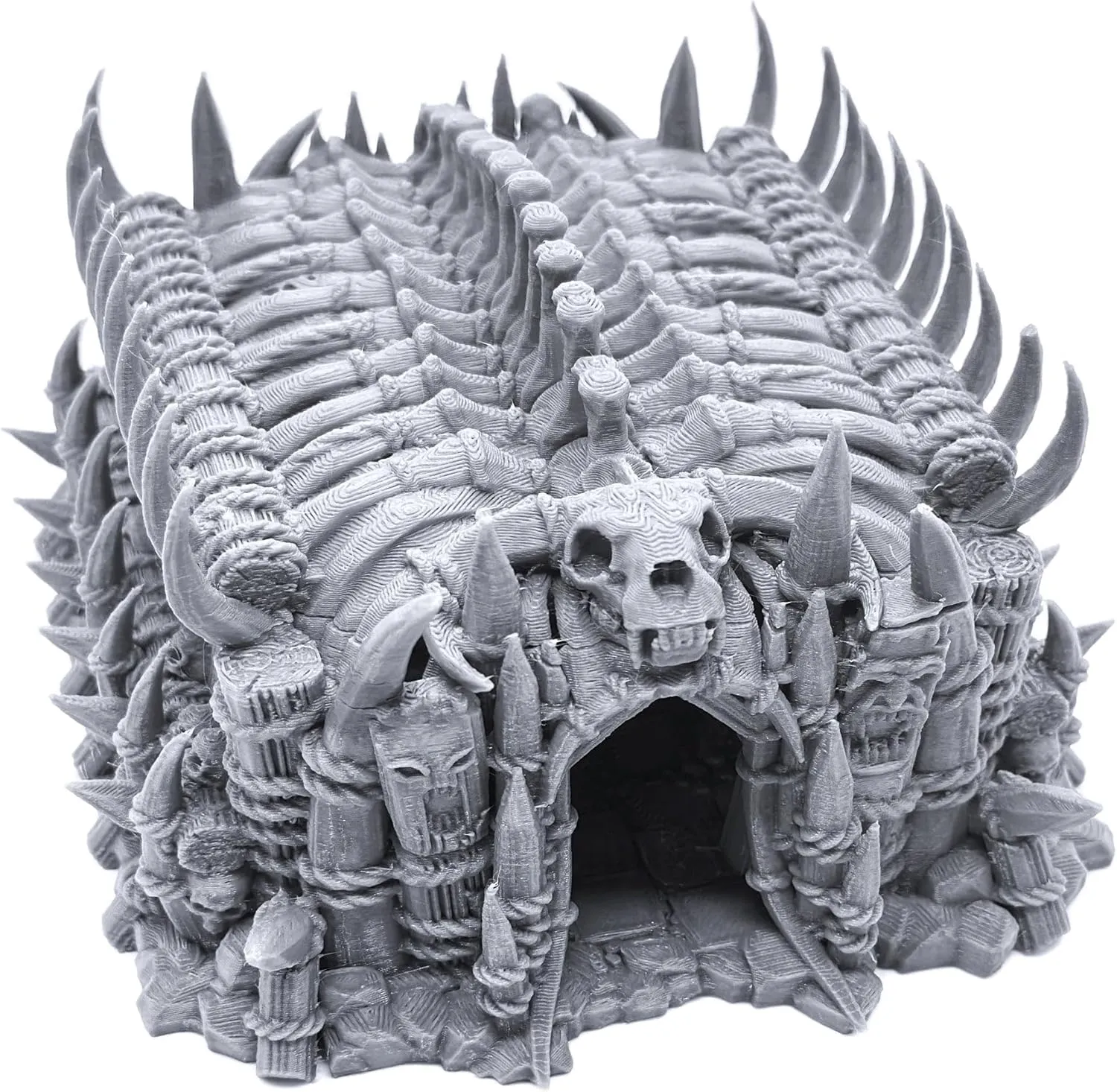 Tribal House by Printable Scenery, 3D Printed Tabletop RPG Scenery and Wargame Terrain 28mm Miniatures