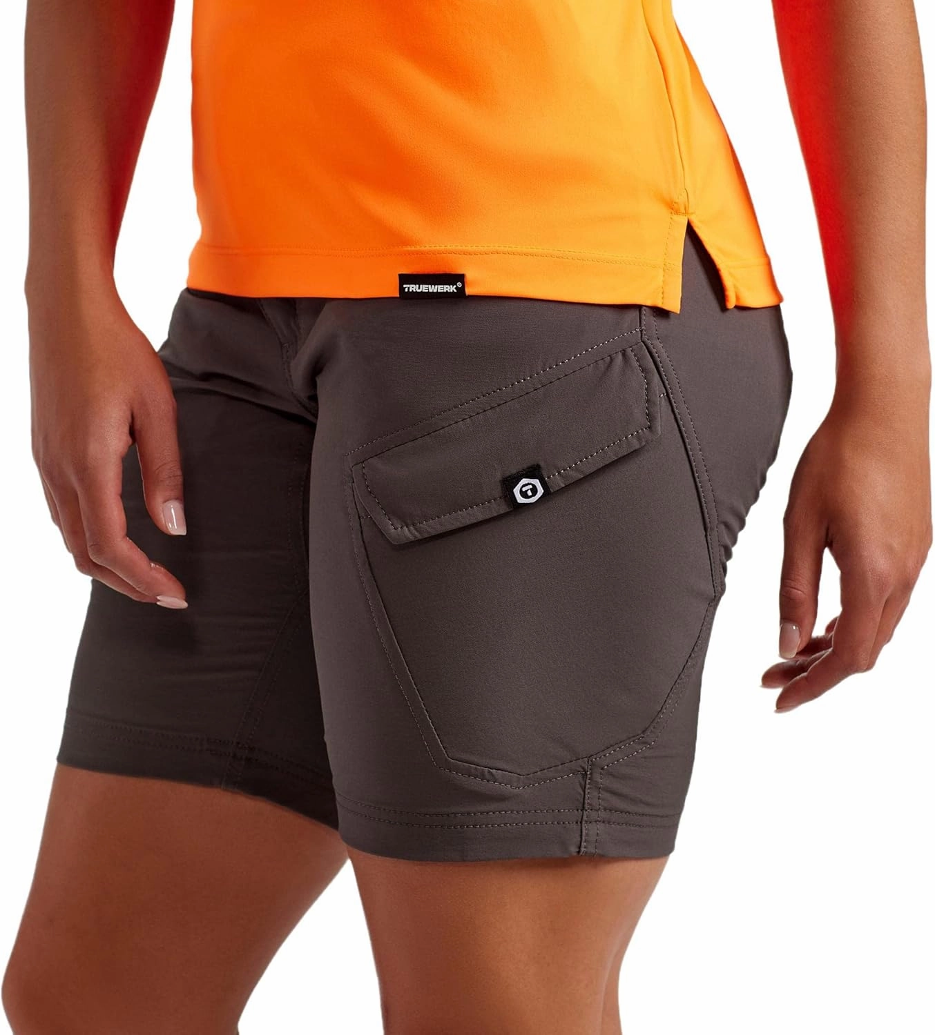 TRUEWERK B1 Sun Short Sleeve Tees for Women, Sun Protection Shirts, Moisture Wicking, UPF  50 Thermo Regulating Shirt
