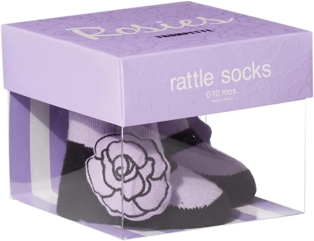 Trumpette Baby Girls Rattle Socks-1 Pair