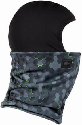 Turtle Fur Youth Shellaclava Comfort Shell UV Fleece Lined Neck Warmer Helmet Liner Winter Balaclava Hood, Ages 7-12, Chembots