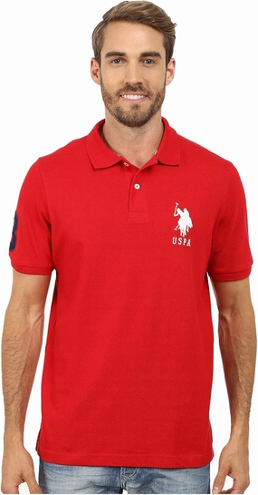 U.S. Polo Assn. Men's Solid Pique Polo Shirt